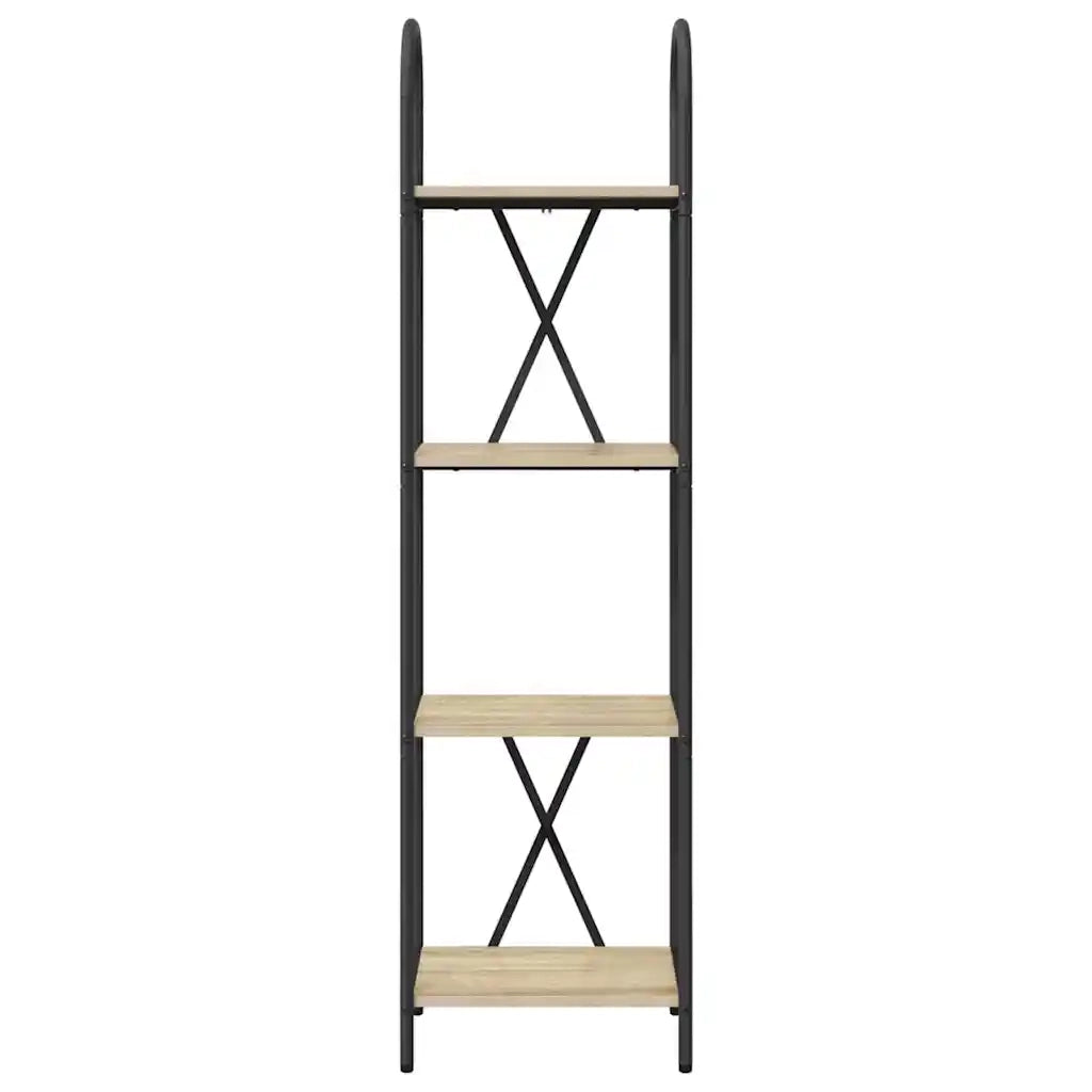 Libreria-Scaffale per Libri-Mobile di Stoccaggio Rovere Sonoma 40 x 30 x 146 cm Legno multistrato 102305