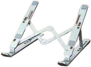 Sostegno laptop - 2X - lega di alluminio - leggero, compatto, trasportabile e ripiegabile - ventilazione e dissipazione del calore - 7 impostazioni di velocità - Sostegno laptop - sostegno verticale trasportabile e ripiegabile inosservabile