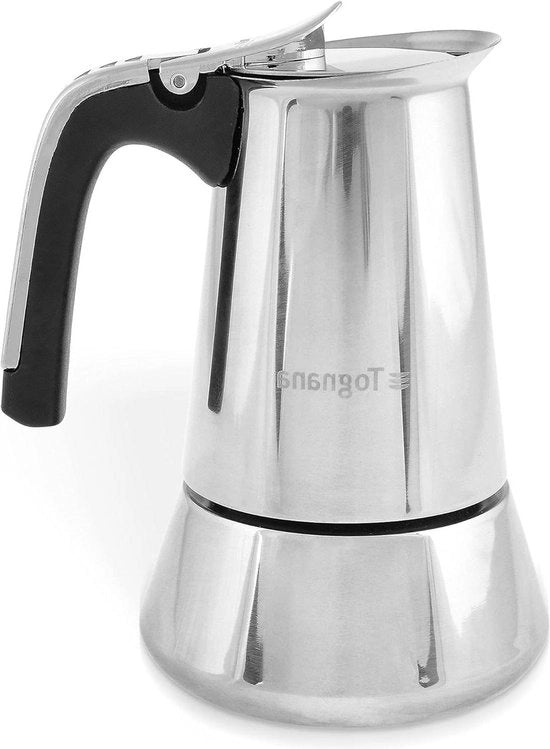 Induzione Moka Caffettiera a Induzione - 4 Caffè con Timer.