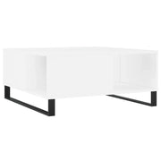 Tavolino da salotto | Tavolino da caff¨¨ | Tavolino da Soggiorno Bianco 80x80x36,5 cm in Legno Multistrato