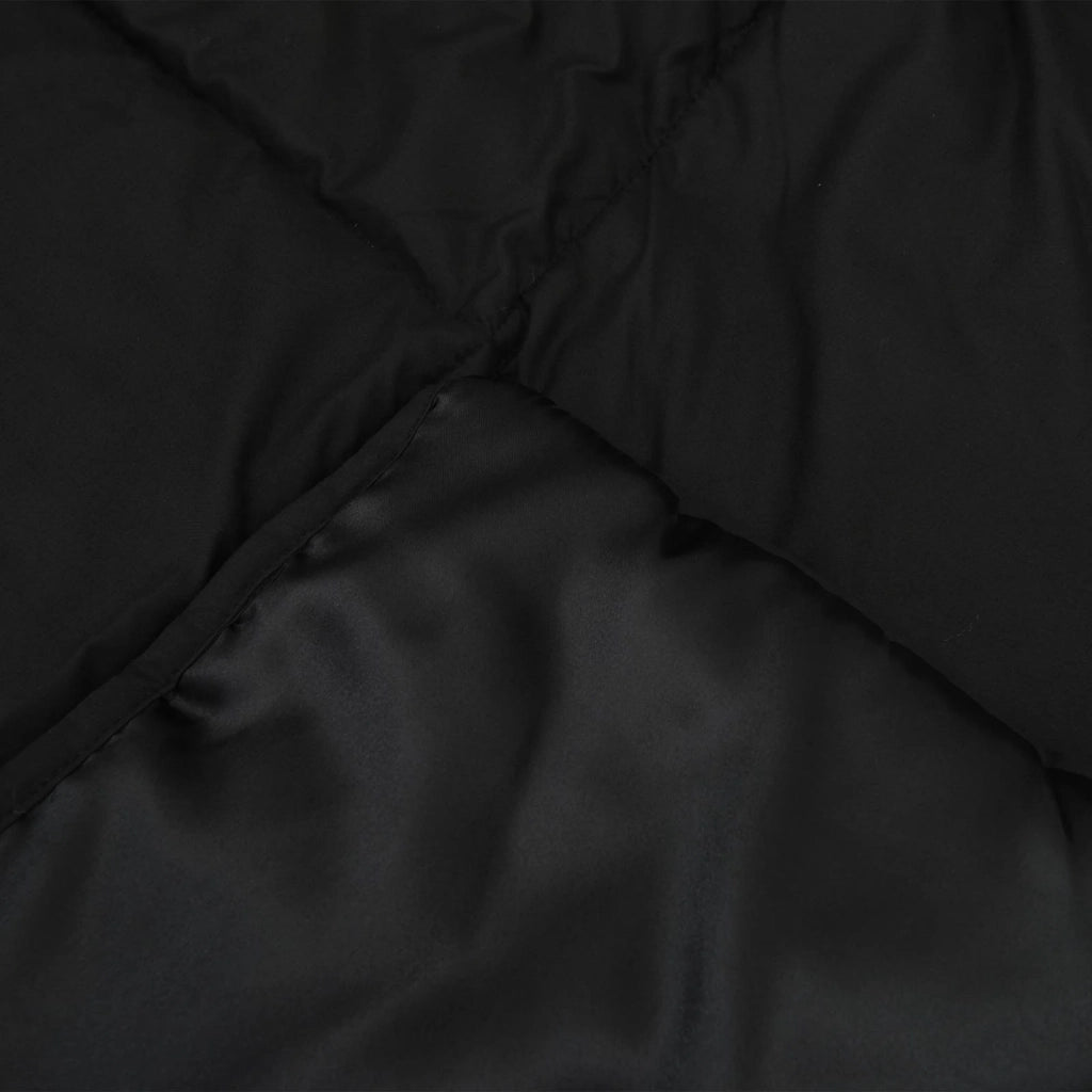 Duvet Invernale Nero 140 x 200 cm Satin e Micropile 42025849