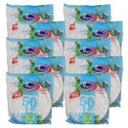 VAPA 500 PIATTI PIANI RIUTILIZZABILI SUPER RESISTENTI ADATTI AL MICROONDE