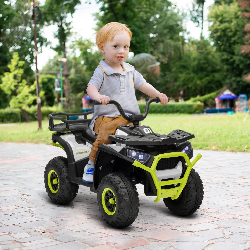 Quadro Elettrico per Bambini Verde con Bateria 12V ¨C zephmum ¨C Verde