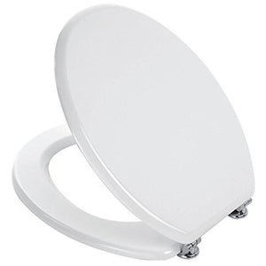 Copriwater Universale Copri WC Legno MDF Coprivaso Sedile Bianco Water pesante