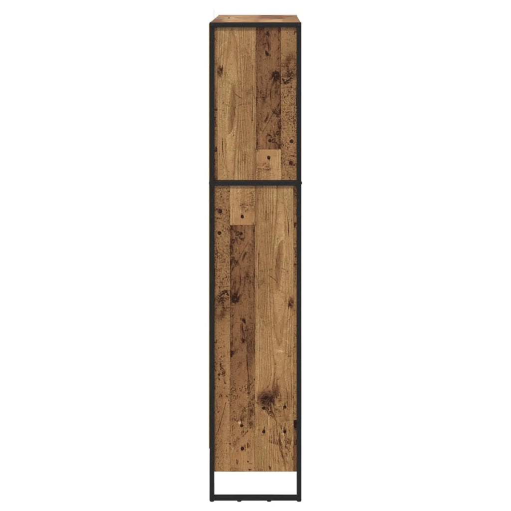 Armadio per Libri 2 pcs Legno vecchio 80 x 30 x 155 cm