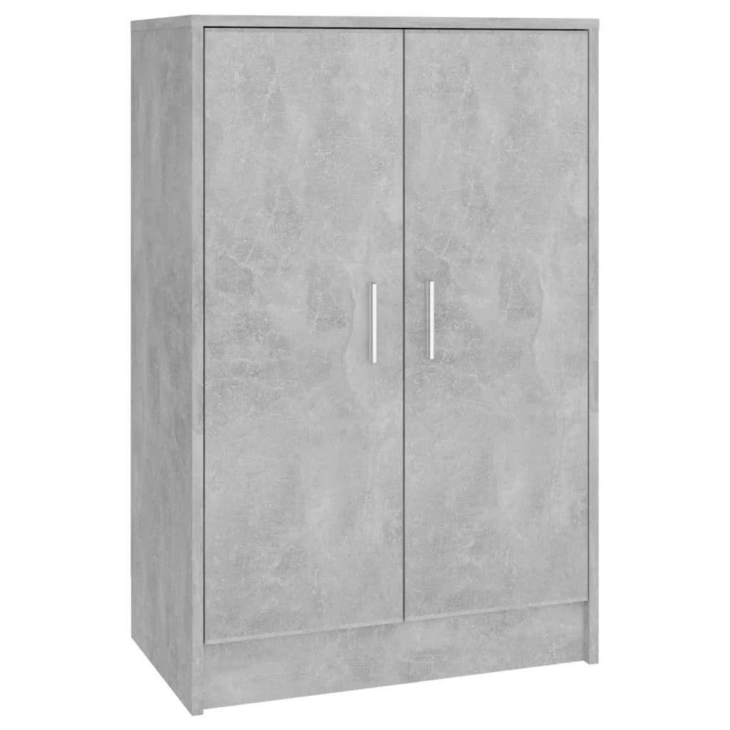Scarpiera mobiletto portascarpe mobile per ingresso/corridoio/soggiorno 60 x 35 x 92 cm legno ingegnerizzato grigio 02_0021838