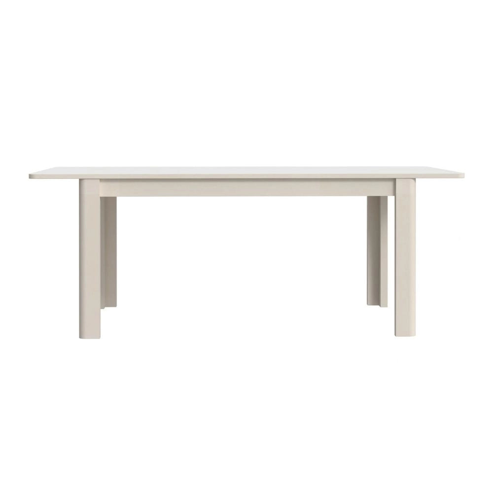 Tavolo rettangolare allungabile Mono Core 160/206 cm con allunga centrale colore cashmere