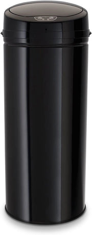 Cestino Elettrico Senso Touchless con Sensore Infrarosso - Capacità 42 Litri - Acciaio Inox Nero