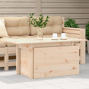 Tavolino da Giardino-Tavolo da Esterno 100x50x75 cm in Legno Massello di Pino