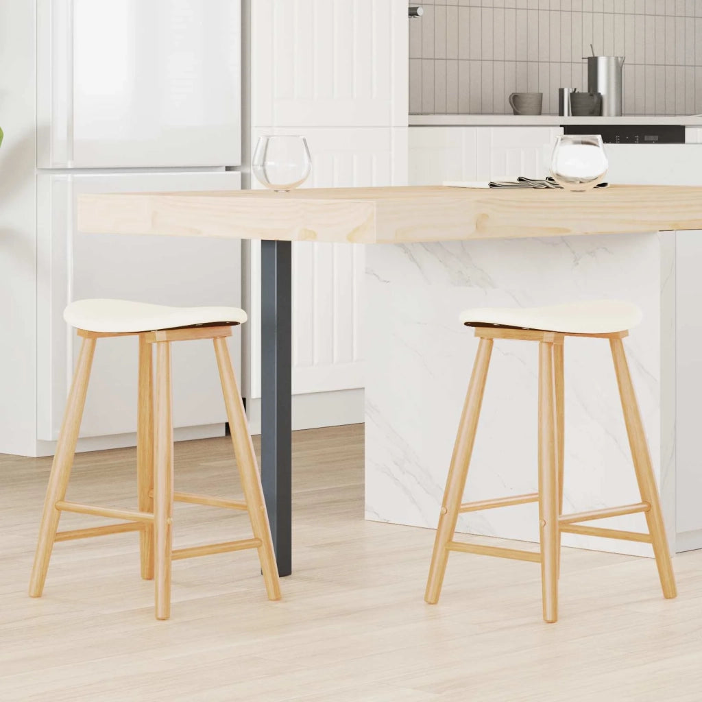 Sedie da pranzo 2 pcs Naturale 46 x 37 x 63 cm 42020458