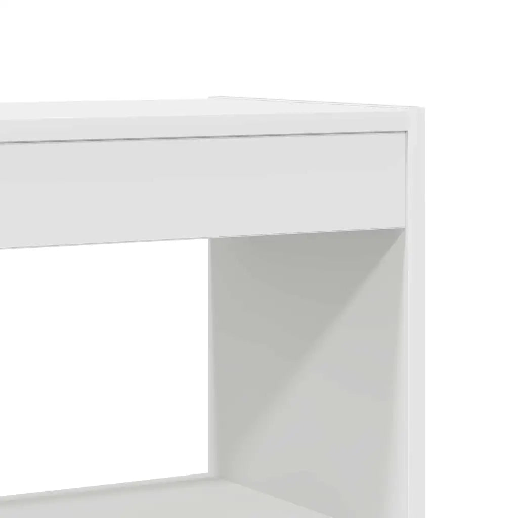 Armadio per Libri 6 livelli 100 x 30 x 198 cm Bianco 3333924