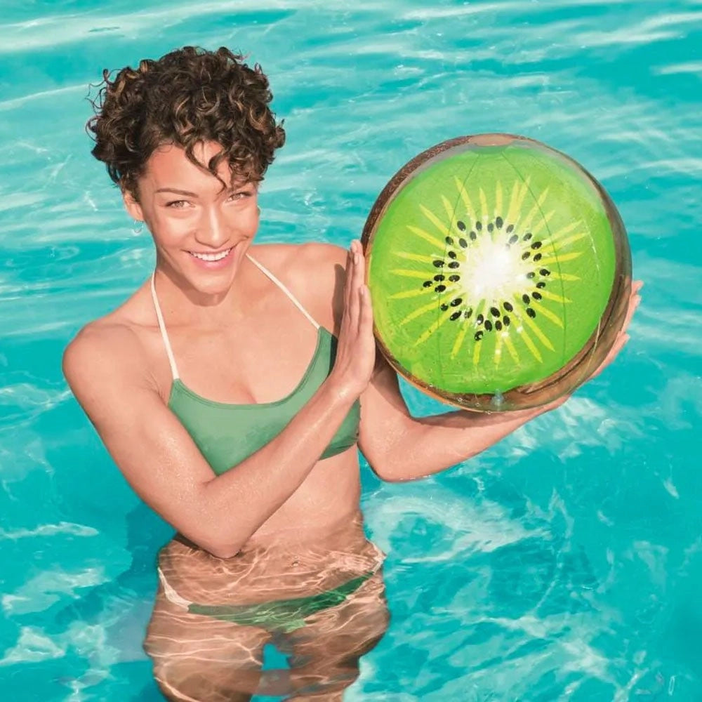 Trade Shop - Pallone Spiaggia Fruit Palla Gonfiabile Forma Frutta Kiwi Arancia Fragola Mare -