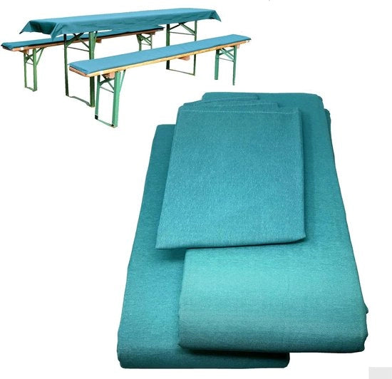 Set di cuscini per bancone da 3 pezzi - 90x240cm - cuscino e tovaglia per 70 set di attrezzatura per birra