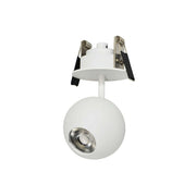 Faretto LED da incasso Bora Recessed 8,5W 36º 3000K Bianco Mate - Faretto sferico orientabile ad alta efficienza - Beneito & Faure