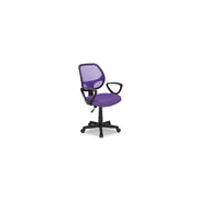 Sedia da ufficio IPOLIST – Tessuto a rete viola – Altezza regolabile 86-98 cm – Stile moderno ed ergonomico