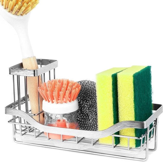 Organizzatore per Ghiaccio con Sostegno in Acciaio Inossidabile - Cassetto per Scarico - Contenitore per Ghiaccio per Aria di Cucina