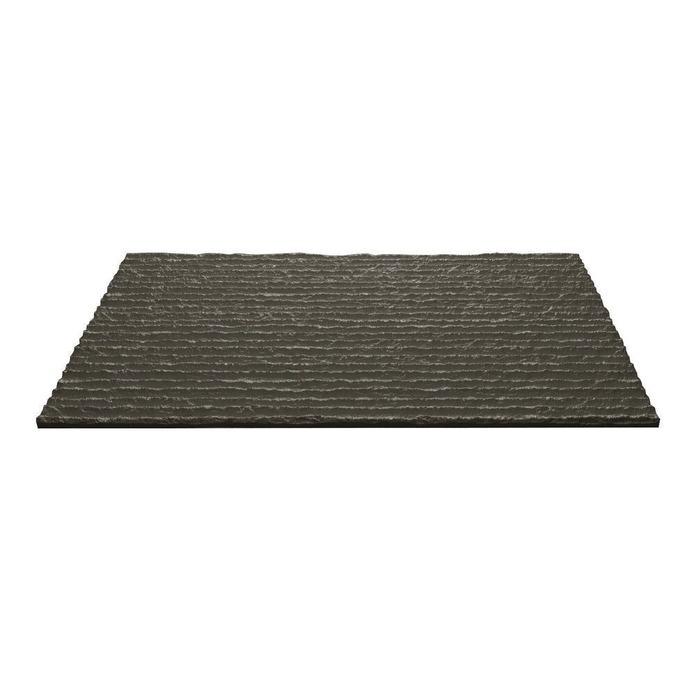 Set 12 Pannelli Decorativi Area 8,6 mq 120x60x2,5 cm Rivestimento Murale Effetto Pietra Graffiata 3D in PU Ossidana