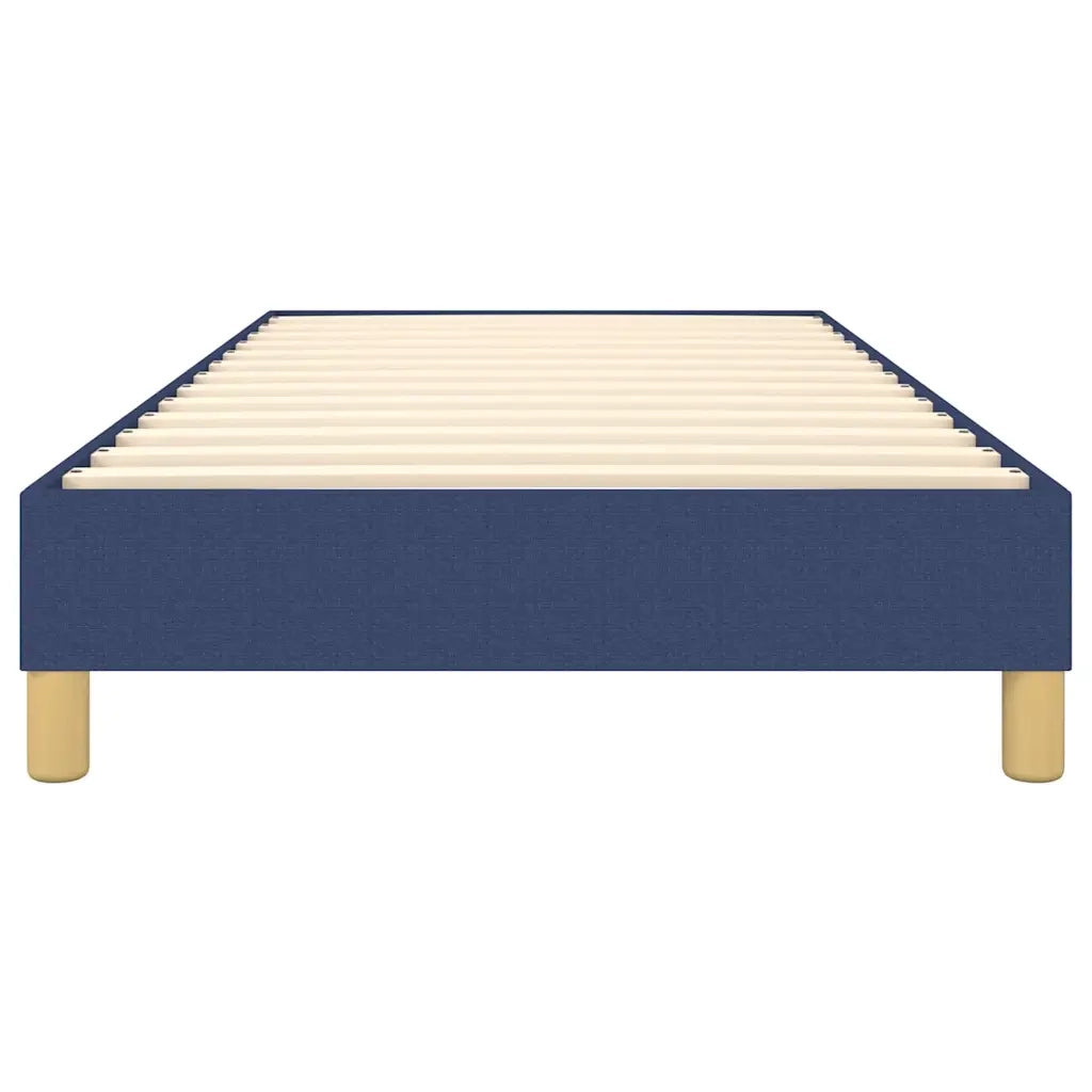 Struttura Letto a Rete a Molle Blu 80x200 cm in Tessuto 3120572