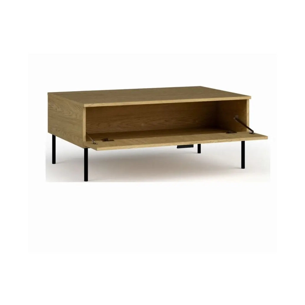 Set arredamento soggiorno: Mobile TV 200 cm, tavolino, credenza, rovere, collezione MONDO