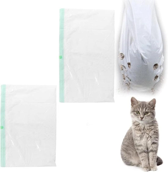 Sacchetti di Pouch per Cassetta del Gatto con Fori (L)