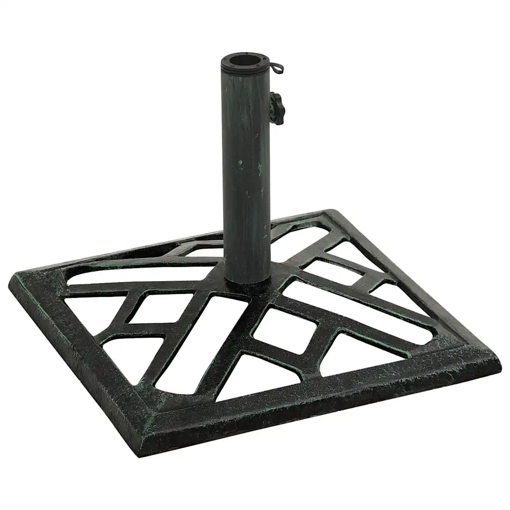 Base per Ombrellone Verde 44x44x31 cm in Ghisa 317760