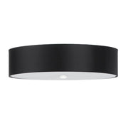 Plafoniera rotonda moderna nera Ø50 5xE27 Gradus Pure Lume