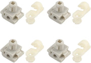 Kit di manubrii e clip di blocco per portiere - 8 pezzi - Compatibile con Dodge Ram 2002-2009 - Plastica - Resistente e duraturo