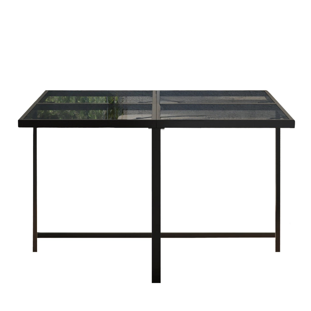Set Tavolo e Sedie da Giardino 7 Pezzi per 6 Persone ¨C MINIMAL ¨C Vetro Temperato