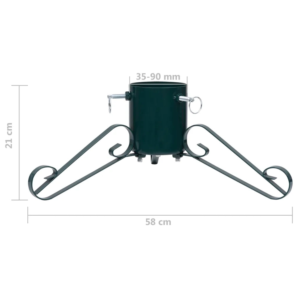 Base per Albero di Natale Verde 58x58x21 cm CFW7138498