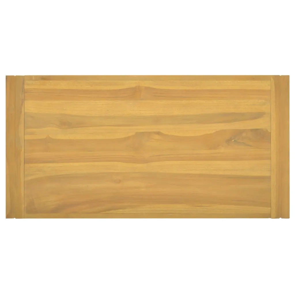 Mobile da Bagno a Parete 90x45x35 cm in Legno Massello di Teak 338235