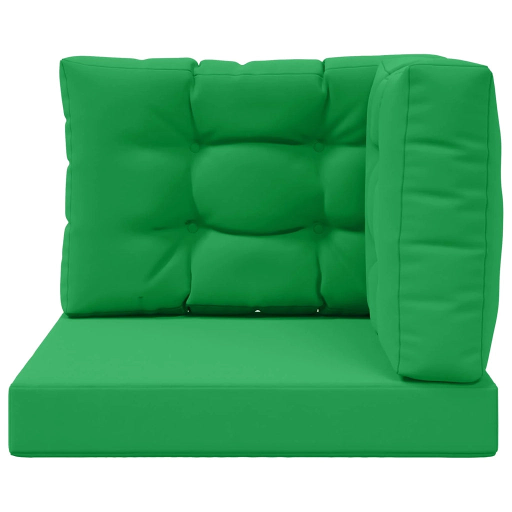 Cuscino per divano da esterno 3 pz | Cuscini per sedie Verde Poliestere