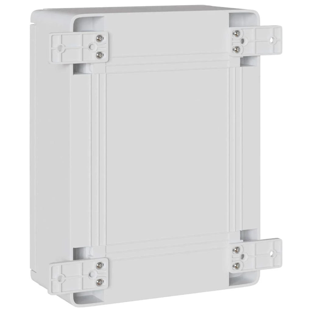 Armadio elettrico moderno per stoccaggio interno/esterno 47 x 20 x 60 cm plastica grigia 02_0058195