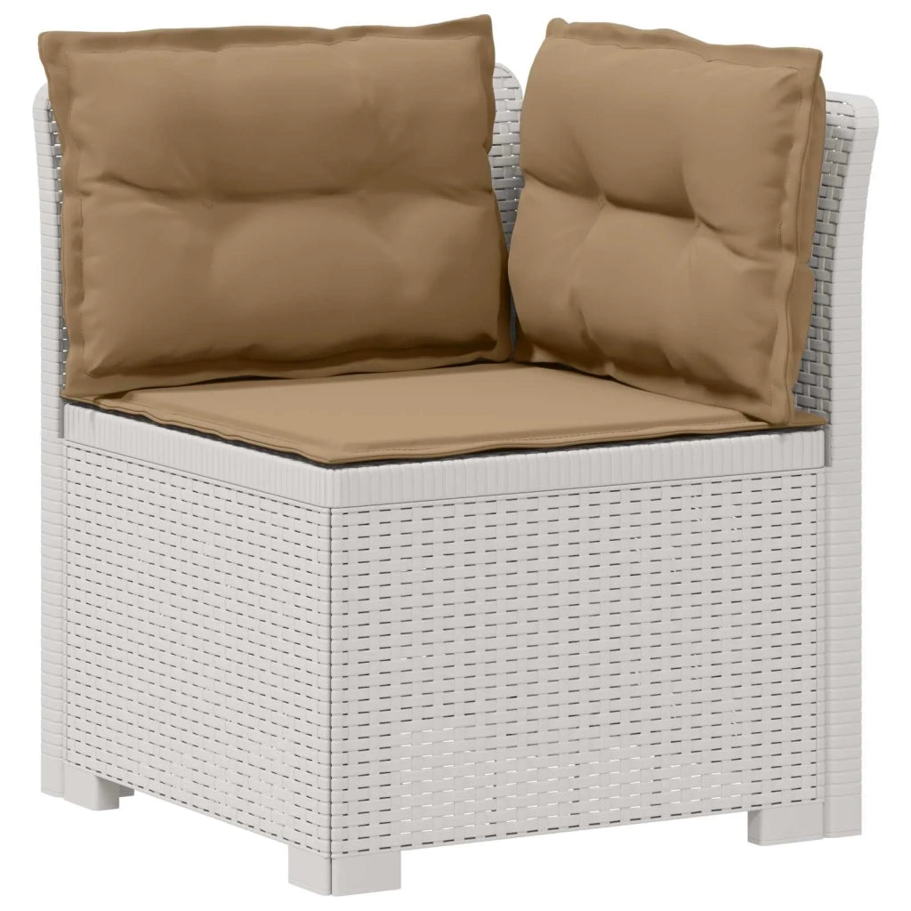 Divano da Giardino a 4 Posti con Cuscini in Stile Rattan PP 3443880