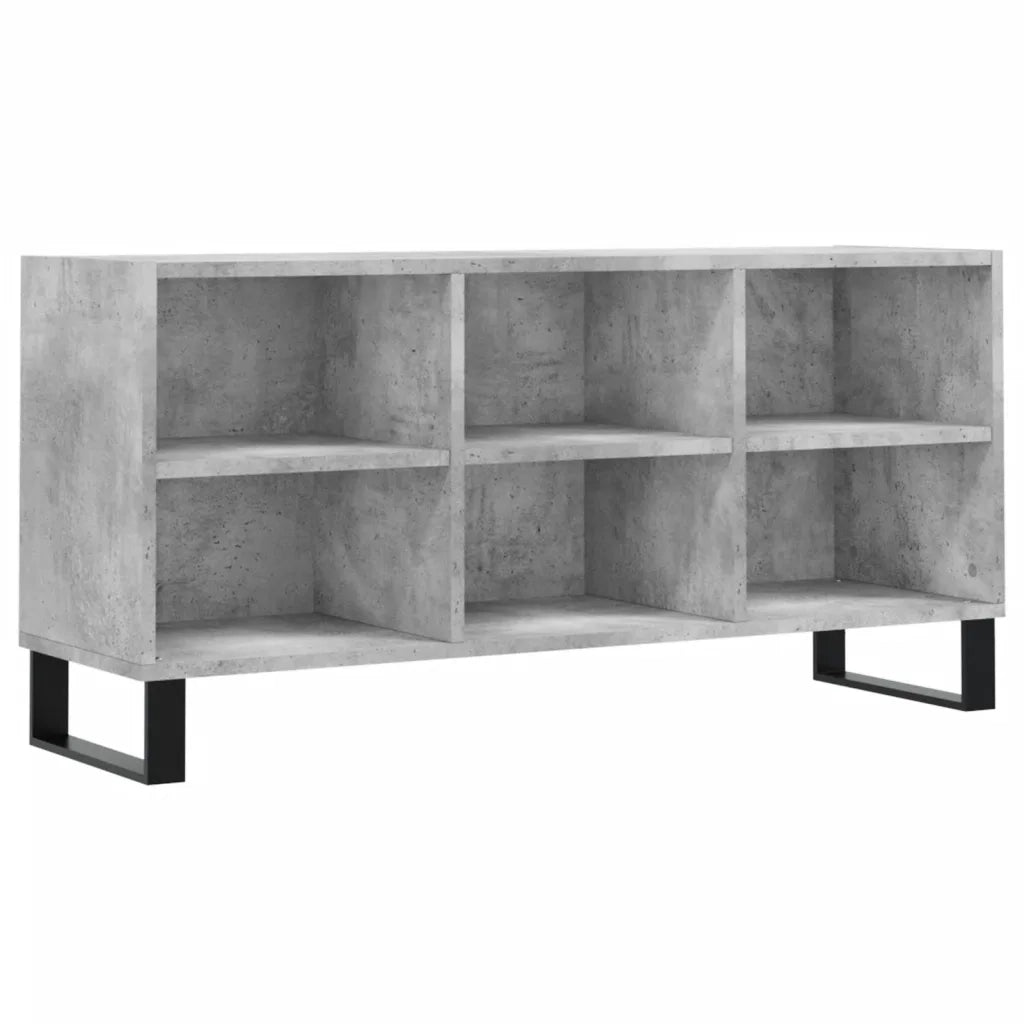 Mobile per TV-Credenza TV-Console TV Grigio Cemento 103,5x30x50 cm Legno Multistrato 213765
