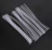 Legature in plastica per legature A4 - 20 pezzi - diametro 11 mm/13 mm/19 mm - 19 mm trasparente.