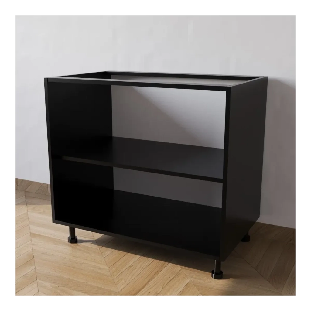 Calandrelli Base Cucina 80 senza ante  L 80 P 55,5 H 72 cm Nero