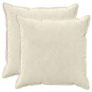 Cuscino con cuscino HOUTEN 2 pz Crema Fleece in microfibra 936325