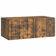 Mobile Porta TV da Muro-Credenza per TV sospesa Rovere Fumo 78,5 x 41 x 30 cm 284031