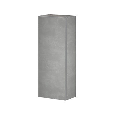 Colonna bagno sospesa H 75 cm grigio cemento con tre ripiani Master