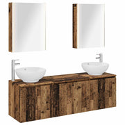 Set di Armadi da Bagno 5 pcs Legno antico Legno ingegnerizzato 3406493