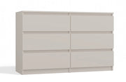 Cassettiera MALWA M6/120 cashmere per camera e soggiorno