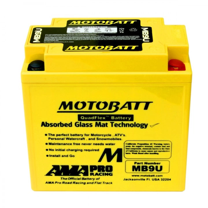BATTERIA MOTOBATT AGM MB9U 12V 11Ah BQ014