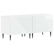 Mobile TV Bianco Lucido Legno ingegnerizzato 896899