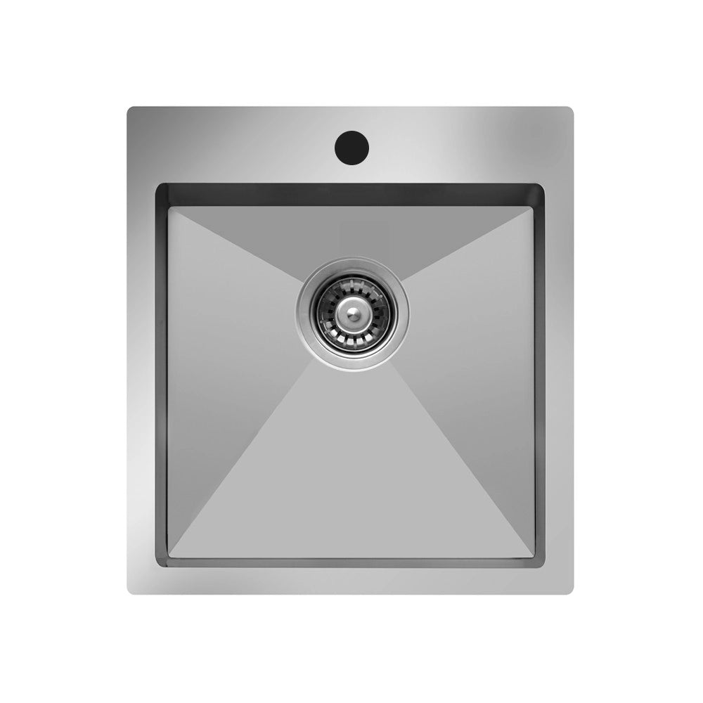 Lavello cucina incasso monovasca 45x50.5 cm inox Samet SA310401