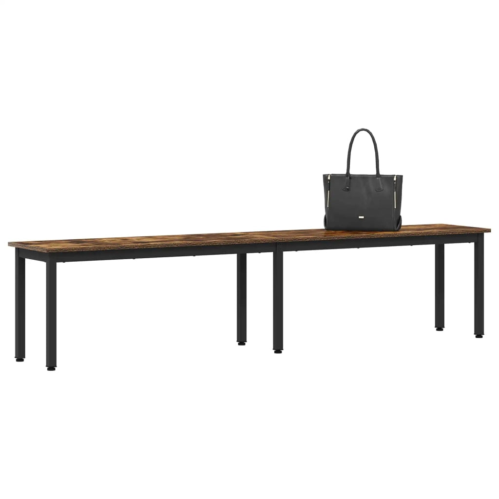 panchina Quercia Fumosa 200 x 35 x 45 cm Legno multistrato 892610