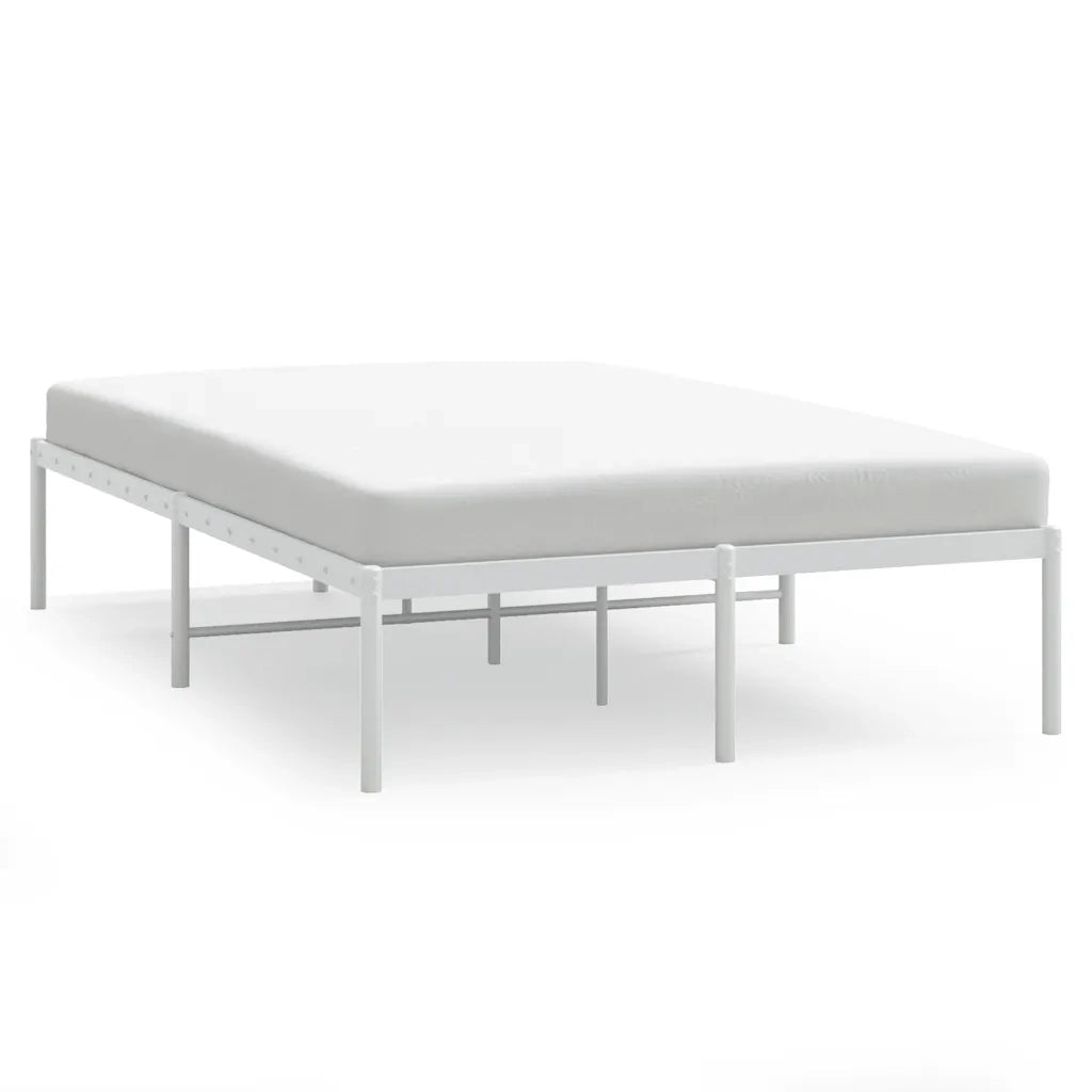 Giroletto-Struttura Letto in Metallo Bianco 120x200 cm 128514