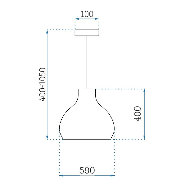 Lampada Natural APP985-1CP Big