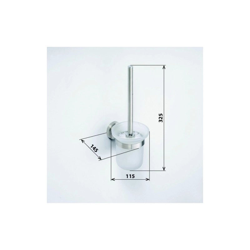 Scopino NEO nero, tazza in vetro 32,5x14,5x11,5cm
