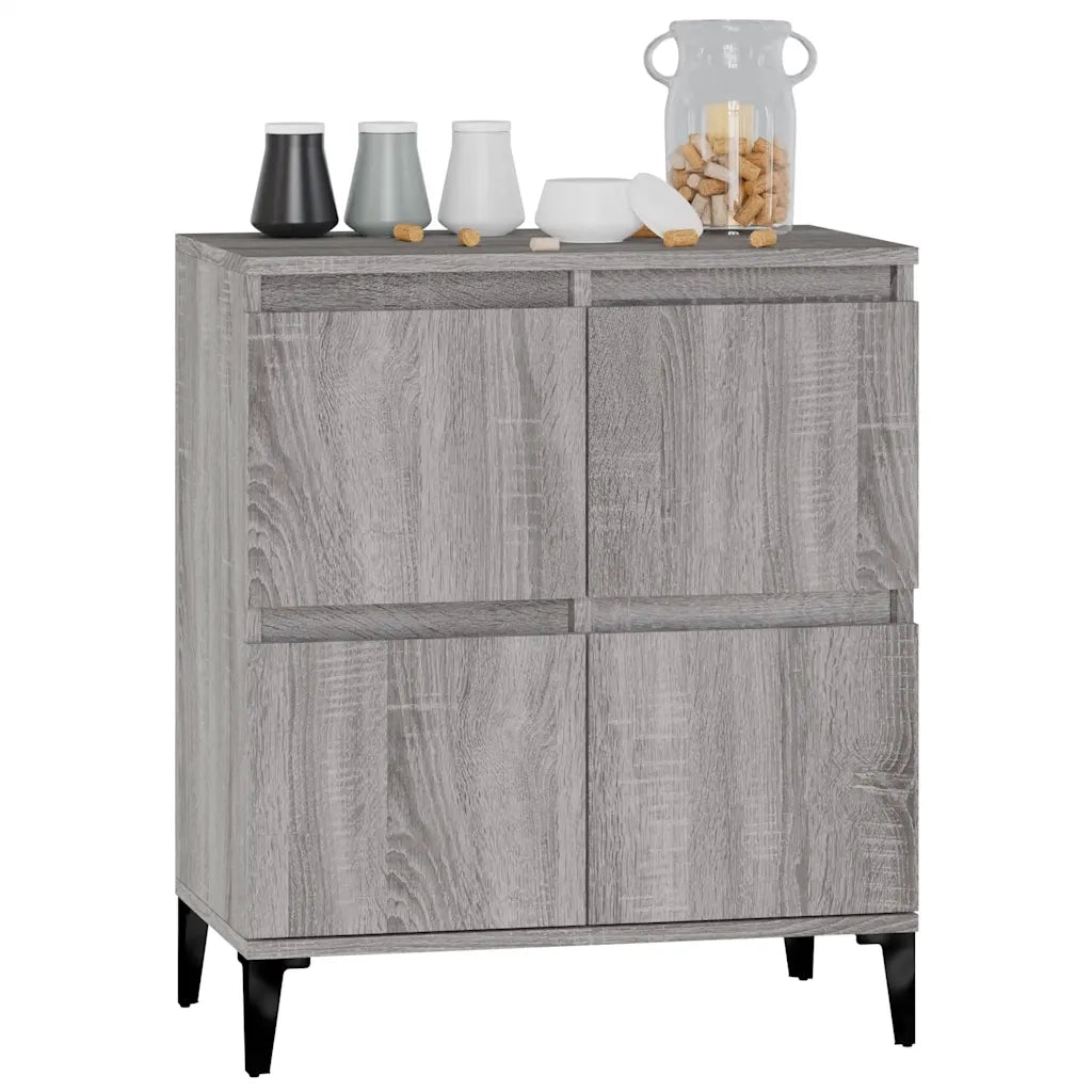 Credenza Grigio Sonoma 60x35x70 cm in Legno Multistrato 821170