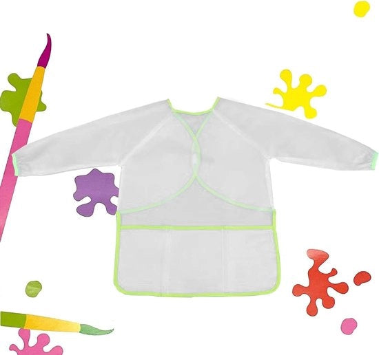 Scheda di pittura per bambini con maniche lunghe - giubbotto di pittura per bambini per sperimentare e creare